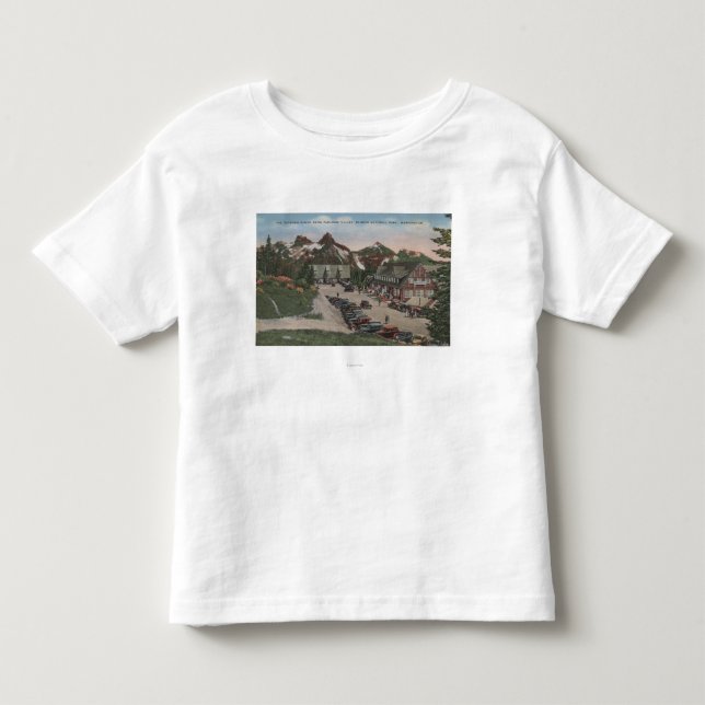 T-shirt Pour Les Tous Petits Un parc national plus pluvieux - Tatoosh (Devant)