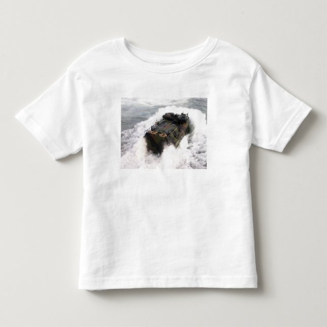T-shirt Pour Les Tous Petits Un véhicule d'assaut amphibie 2 (Devant)