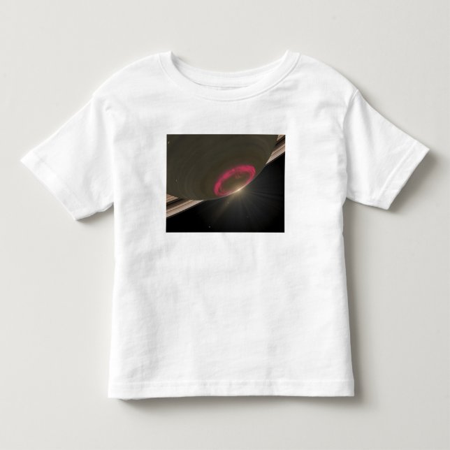 T-shirt Pour Les Tous Petits Une aurore rouge cerise (Devant)