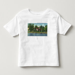 T-shirt Pour Les Tous Petits Une belle résidence de lac Chautauqua
