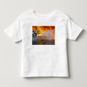 T-shirt Pour Les Tous Petits Une équipe de lutte contre l'incendie de