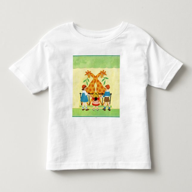 T-shirt Pour Les Tous Petits Une Journée Au Zoo (Devant)