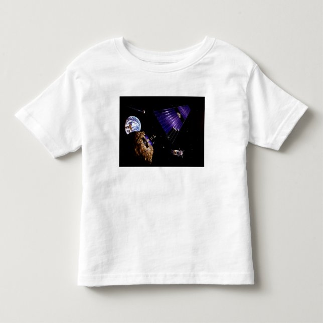 T-shirt Pour Les Tous Petits Une mission d'extraction d'astéroïdes (Devant)
