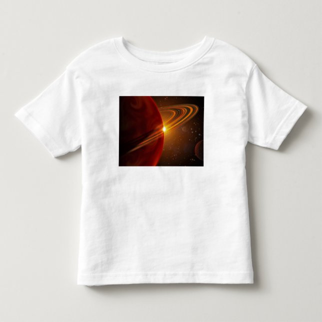 T-shirt Pour Les Tous Petits Une planète géante en orbite autour de l'étoile so (Devant)