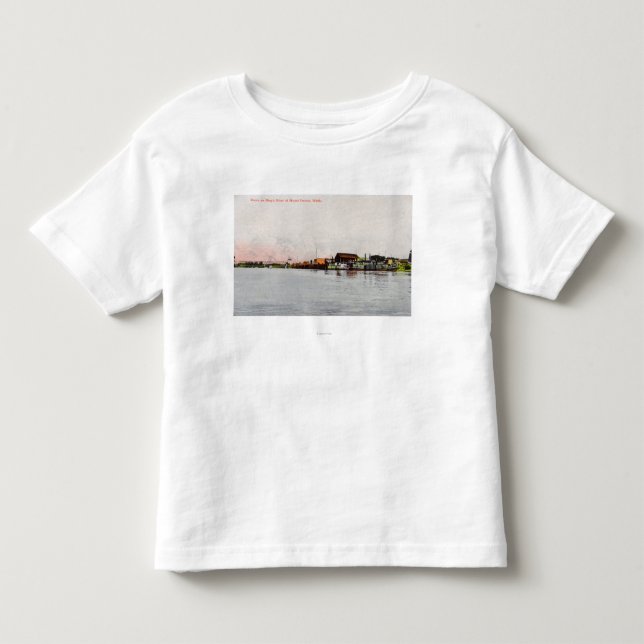 T-shirt Pour Les Tous Petits Une scène de rivière de Skagit (Devant)