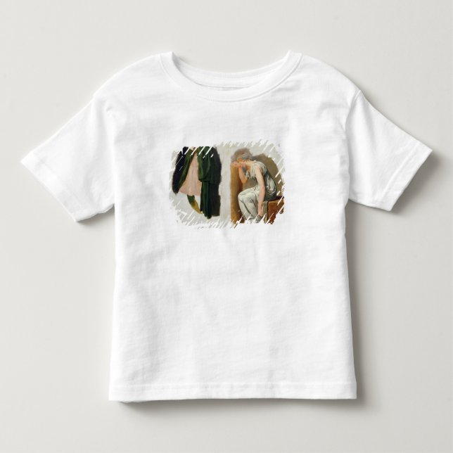 T-shirt Pour Les Tous Petits Une toge et un Camille verts (Devant)