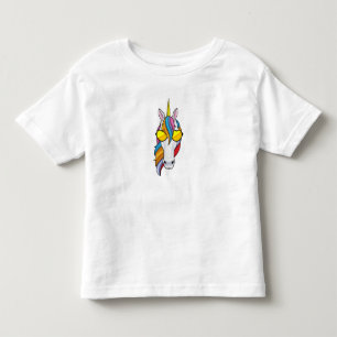 T-shirt Pour Les Tous Petits Unicorne avec lunettes de soleil