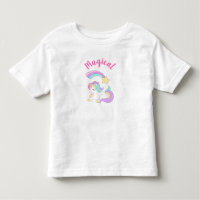 Unicorne magique avec Rainbow Shooting Star