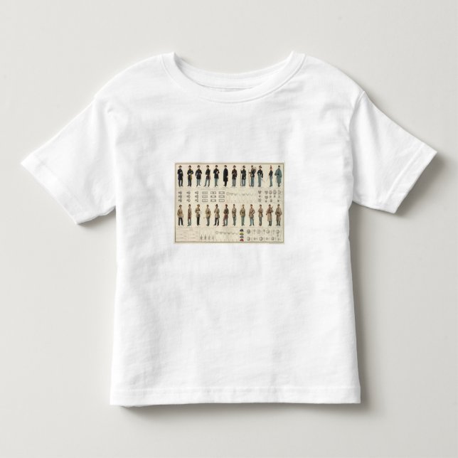 T-shirt Pour Les Tous Petits Uniformes, USA, armées de CS (Devant)