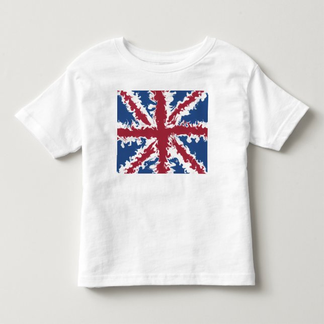T-shirt Pour Les Tous Petits Union Jack Vêtements Art UK (Devant)