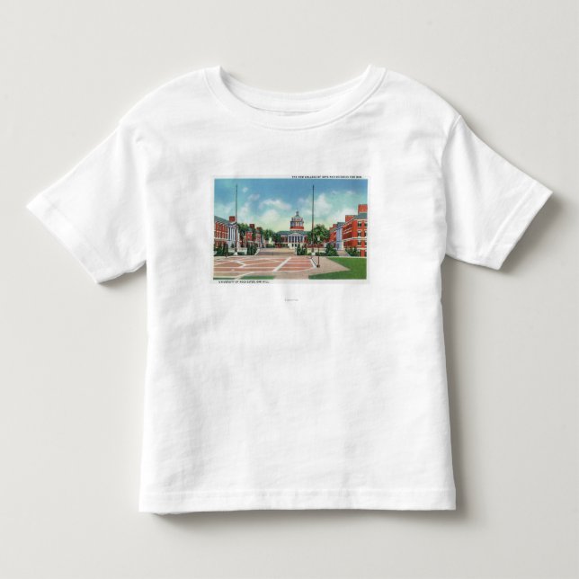 T-shirt Pour Les Tous Petits Université de Rochester (Devant)