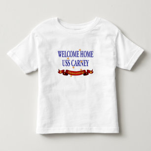 T-shirt Pour Les Tous Petits USS à la maison bienvenu Carney