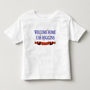 T-shirt Pour Les Tous Petits USS à la maison bienvenu Higgins