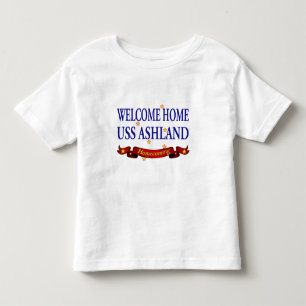 T-shirt Pour Les Tous Petits USS Ashland à la maison bienvenu