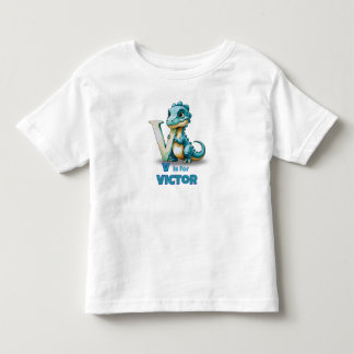 T-shirt Pour Les Tous Petits V is for Velociraptor –