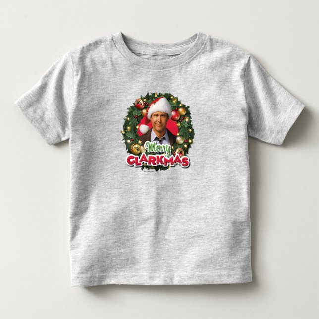 T-shirt Pour Les Tous Petits Vacances de Noël | Merry Clarkmas (Devant)