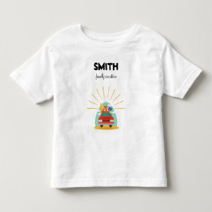 T-shirt Pour Les Tous Petits Vacances en famille de plage