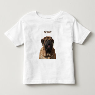 T-shirt Pour Les Tous Petits Vacances Mastiff Mastiff Anglais