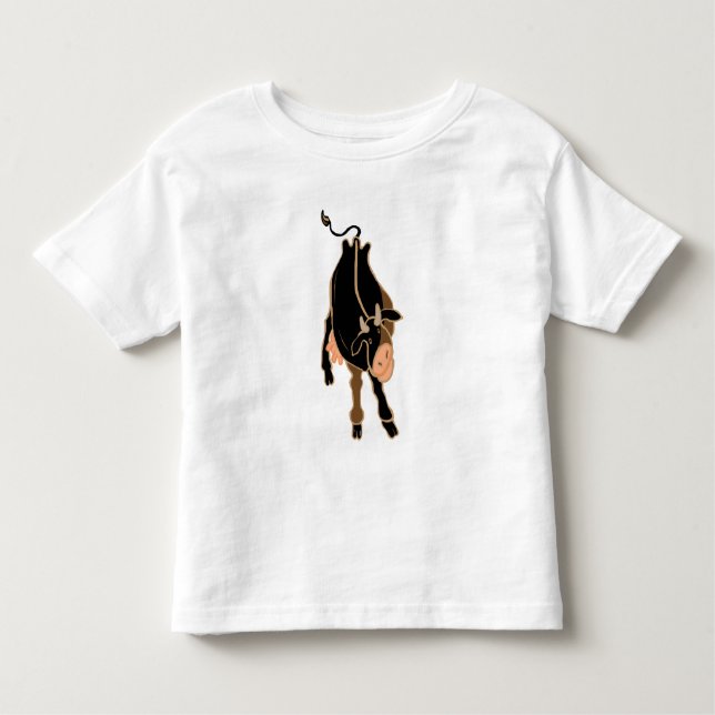 T-shirt Pour Les Tous Petits vache (Devant)