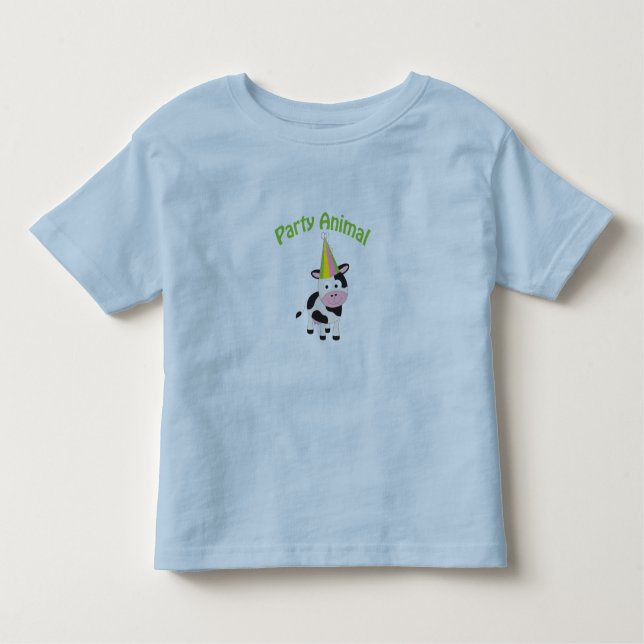 T-shirt Pour Les Tous Petits Vache animale (Devant)