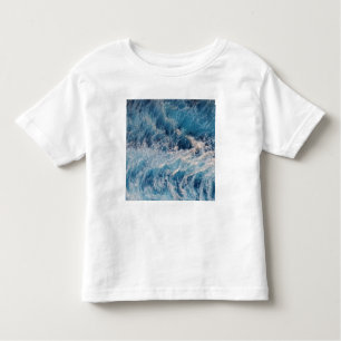 T-shirt Pour Les Tous Petits Vagues bleu océan