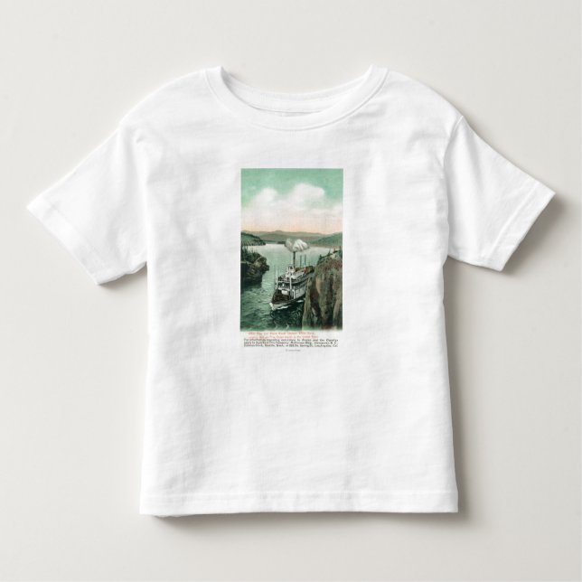 T-shirt Pour Les Tous Petits Vapeur de cheval blanc (Devant)