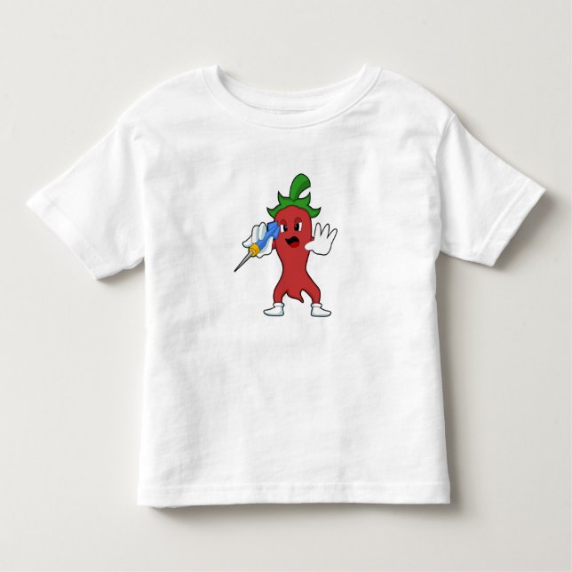 T-shirt Pour Les Tous Petits Vegan Pepper at Darts (Devant)