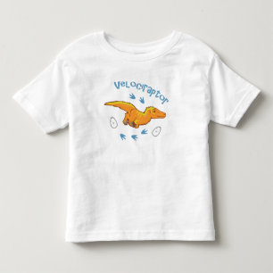 T-shirt Pour Les Tous Petits Velociraptor mou