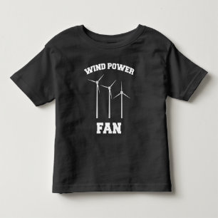 T-shirt Pour Les Tous Petits Ventilateur d'énergie éolienne Environnement de la