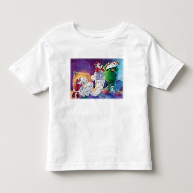 T-shirt Pour Les Tous Petits Vérifier deux fois Père Noël (Devant)