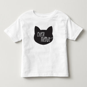 T-shirt Pour Les Tous Petits Vérifiez la T-merde de chat de Meowt
