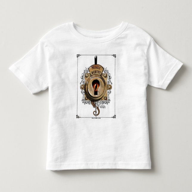 T-shirt Pour Les Tous Petits Verrouillage MUGGLE WORTHY™ (Devant)