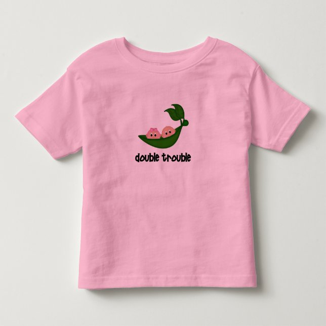 T-shirt Pour Les Tous Petits Vêtements jumeaux pour garçon/fille (Devant)