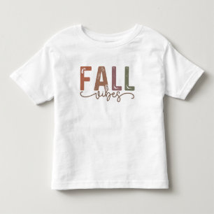 T-shirt Pour Les Tous Petits Vibes d'automne arc-en-ciel