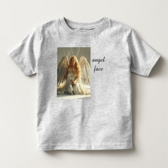 T-shirt Pour Les Tous Petits visage d'ange (Devant)