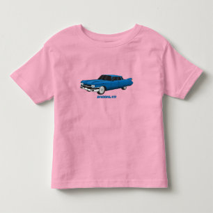 T-shirt Pour Les Tous Petits Voiture classique bleue cool 1959