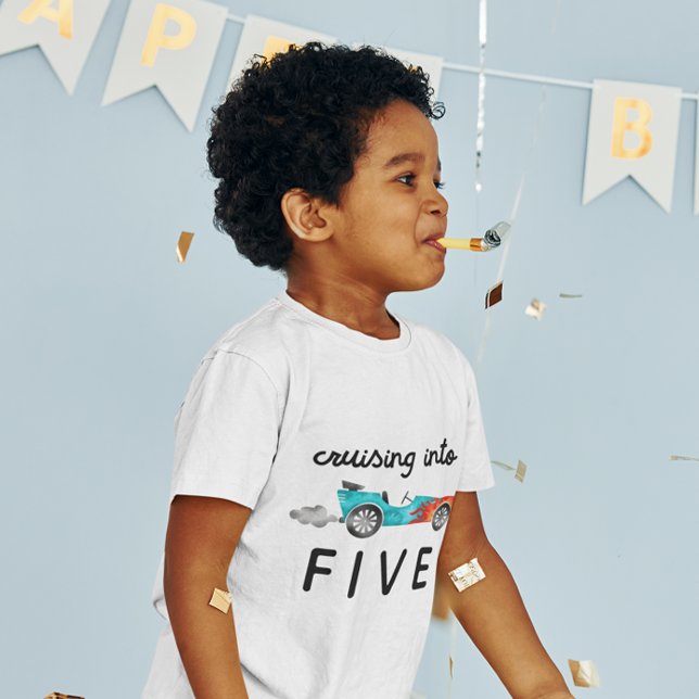 T-shirt Pour Les Tous Petits voiture de course garçon croisière dans l'âge (Créateur téléchargé)
