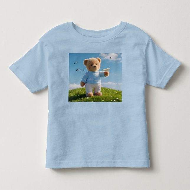 T-shirt Pour Les Tous Petits Vous voulez être pilote (Devant)