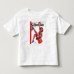 T-shirt Pour Les Tous Petits Vraie couverture de magazine d'amusement d'écran 