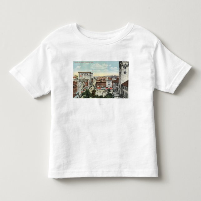 T-shirt Pour Les Tous Petits Vue aérienne de coin de Harrington (Devant)