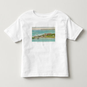 T-shirt Pour Les Tous Petits Vue aérienne de del Coronado d'hôtel
