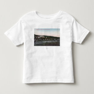 T-shirt Pour Les Tous Petits Vue aérienne de la carrière de granit de Knowles