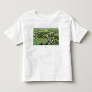 T-shirt Pour Les Tous Petits Vue aérienne de la ville