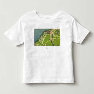 T-shirt Pour Les Tous Petits Vue aérienne de parc de Roseland