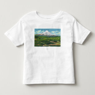 T-shirt Pour Les Tous Petits Vue aérienne de vallée et de montagne de la