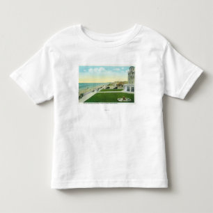 T-shirt Pour Les Tous Petits Vue aérienne du BoardwalkSeaside, OU