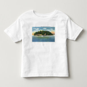 T-shirt Pour Les Tous Petits Vue de baie de Malletts de l'île de marbre