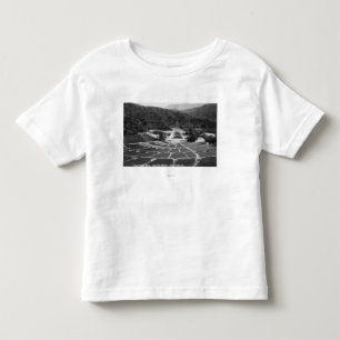 T-shirt Pour Les Tous Petits Vue de cuvette de Hollywood, la Californie