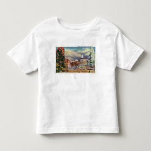 T-shirt Pour Les Tous Petits Vue de formation de roche de la Reine Victoria