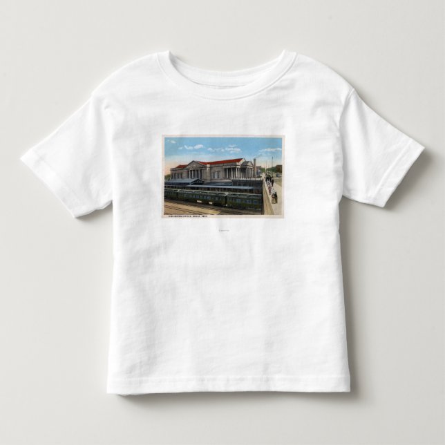 T-shirt Pour Les Tous Petits Vue de gare de Burlington (Devant)